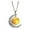 B1, variant on Moonstones Necklace Wire Cutout Moon Pendant Necklace Personalized Necklace Jewelry