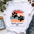 thumbnail image 1 of Just A Girl Who Loves Golden Retrievers Graphic Tees Women Pet Dog Mom/Lover Mothers Day Gift Funny Tshirt White T-Shirt SummerXXL Gao Jinjia LED, 1 of 2