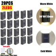 thumbnail image 1 of Lámpara Solar de pared para exteriores, luz cálida de 10LED, impermeable, alimentada por energía Solar, ilumina hacia arriba y hacia abajo, decoración de patio de jardín y Hogar, Nueva, 1 of 4
