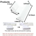 thumbnail image 2 of Kids Fixed Wedge Pillow - Front and Rear Support for Comfortable Sleep, Essential for Children, Ideal for Travel, 2 of 7