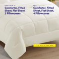 thumbnail image 3 of Juego de ropa de cama Sweet Home Collection Dorm Room Twin XL Ivory, 3 of 6