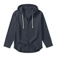 thumbnail image 4 of RXMEKW Solid Color Hooded Cardigan for Men with Button Front and Long Sleeves, 4 of 8