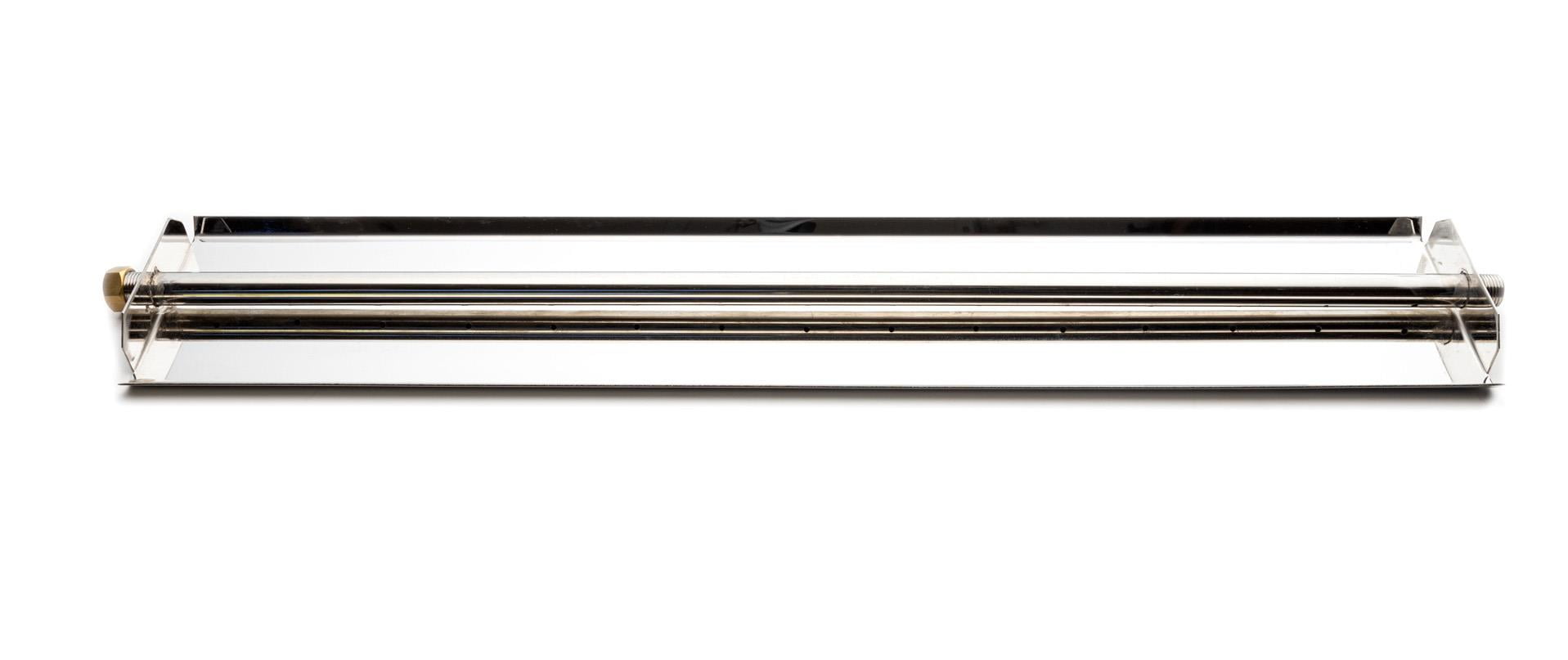 36" Stainless Steel Linear Gas Burner with Connection Kit for NG Natural Gas Fireplace Fire Pit