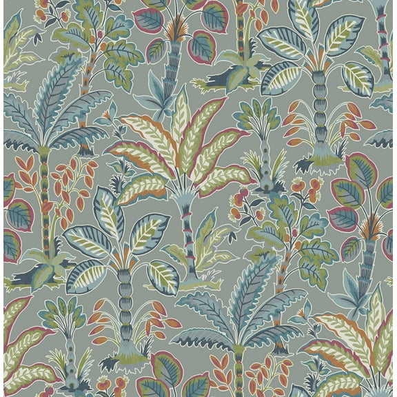 Nuwallpaper Grey Kapok Peel & Stick Wallpaper