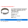thumbnail image 2 of Low / Reverse Automatic Transmission Brake Band - Compatible with 1975 - 1980 Dodge D200 1976 1977 1978 1979, 2 of 2