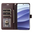 thumbnail image 4 of FOXDOCK Funda tipo Cartera para Xiaomi Redmi Note 14 Pro 4G/5G – Cubierta de Cuero PU con Múltiples Ranuras, Bolsillo para Efectivo y Correa de Muñeca, 4 of 6