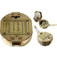 thumbnail image 4 of Thor Instruments Brass Natural Sine Compass With Wood Box Magnetic Direction Hiking Maritime Nautical Gift, 4 of 5