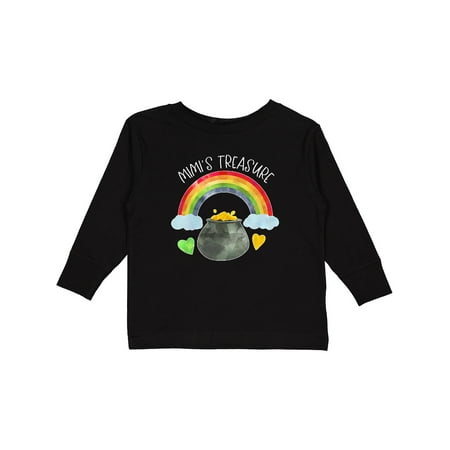 

Inktastic Mimi s Treasure St. Patrick s Day Rainbow and Gold Gift Toddler Boy or Toddler Girl Long Sleeve T-Shirt