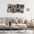 thumbnail image 2 of 8-Opening 4x6 Gray Collage Picture Frame Showcase Memories Multi Decor Home Family Friend, 2 of 7
