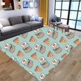 thumbnail image 1 of Pusheen-alfombrilla de franela antideslizante para niños, alfombra de dibujos animados para sala de estar, cocina, baño, decoración del hogar, lindos regalos de Navidad, novedad de 2023, 1 of 3