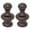 Oil-rubbed Bronze, variant on Urbanest Pawn Lamp Finial – 2 3/16 Inch Tall, Distressed Black – Decorative Lamp Shade Finial for Table & Floor Lamps- 1 Piece