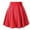 Red, variant on Fsqjgq High Waist Tennis Skirt for Women Girls Versatile Candy Color Plus Size Flared Pleated Skirt with Shorts Sports Skater Skirts 5XL