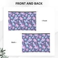 thumbnail image 2 of Susaid White Skull Flower Print Makeup Mini Bags for Women Multi Color Cosmetics Bag Travel Toiletry Bag Pencil Pouch Blank Makeup Bags with Zipper, 2 of 7