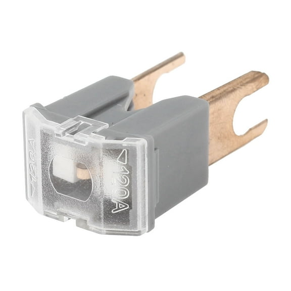 Unique Bargains Two Straight Terminal Slow Blow PAL Male Fuse 120A Gray for Vehicle Auto