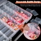 thumbnail image 3 of Paquete de 2 Cajas Organizadoras Grandes de Plástico Transparente de 48 Rejillas con Divisores Ajustables, Organizadores de Cuentas para Almacenamiento de Joyas, 3 of 5