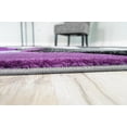 thumbnail image 3 of Planet Rugs Premium 3D Thick Abstract Indoor Area Rug 2305 Purple 4'x5'3', 3 of 10