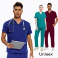thumbnail image 2 of Premium Operating Room Clothing for Male and Female Surgeons Short Sleeve Surgical Scrubs Set for High-End Medical Procedures, 2 of 7