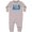 AC-Heather Grey, variant on ALS Awareness Ribbon Baby Fleece Romper