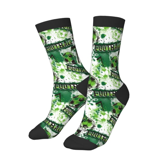 Kids Girls Boys Socks - Football 7 Comfort Breathable Crew Socks for Boys Girls Kids, Soft Athletic Running Socks for Boys Socks 6-10 Years Old