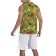 thumbnail image 2 of Naloa Squirrel And Fox In The Forest Basketball Jersey Reversible Men's Mesh Athletic Sports Shirts Training Practice S-4XLMedium, 2 of 6