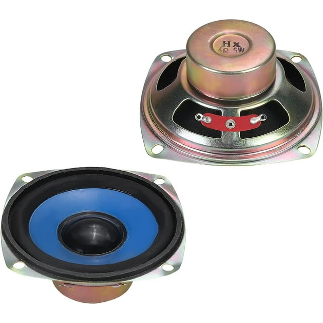 Huggegwe Haut-Parleur Magnétique 5W 4 Ohms, Haut-Parleurs Audio Diamètre 77mm, Forme Ronde, Remplacement, 1Pcs U2536-17836