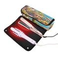 thumbnail image 6 of Hair Tools Storage with Heat Resistant Mat- Seaside Pattern Printed Curling Iron Travel Bag/Flat Iron Case for Women, 6 of 8