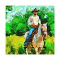 thumbnail image 1 of Cowboy on Horseback - Canvas, 1 of 10