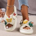 thumbnail image 5 of IROINNID Mothers Day Gifts for Mom, Summer Slippers for Women Comfy Outfits Thick Heel Half Slip for Women, 5 of 9