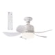 thumbnail image 1 of Ventilador de techo jinwen con luz y control remoto Colores Modernos ajustable, 1 of 8