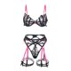thumbnail image 4 of Gibobby Sujetador De Encaje Para Mujer Conjunto de Lencería Sexy de Colegiala, Pijamas Caseros Sexy para Mujer, Ropa de Encaje Regalo de Aniversario(Negro, CH), 4 of 5