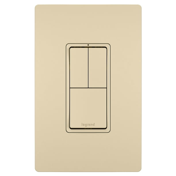 Legrand Rcd113 Radiant Three Switch Wall Control
