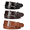 black-brown-cafe, variant on Vlokii 3pcs Men's Leather Belt Classic Jeans Belt for Work Business Casual
