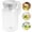White, variant on Small Plastic Carafe with Lid and Spout, 600ml Clear Water Jug for Hot/Cold Water, Iced Tea, Coffee, Juice & Homemade Beverages,plastic carafe