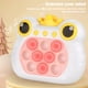 thumbnail image 1 of Juego Rápido De Empuje Pop Frog Shape Hit The Gopher Game Machine 4 Modo de juego para regalos de niños (rosa), 1 of 5