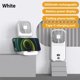 thumbnail image 1 of 3000mAh Battery Powered Mini Portable Outdoor Handheld Fan Neck Fan USB Rechargeable 180° Folding Wireless Desktop Air Cooling, 1 of 4