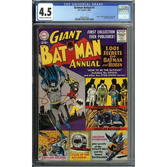 Batman Annual #1 - CGC 4.5 Comic Book
