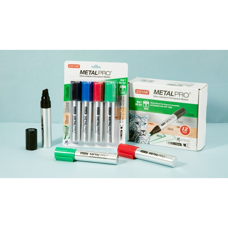  ZEYAR Metallic Marker Pens, Permanent Markers, Great