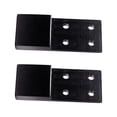 thumbnail image 2 of perfk 2 Pieces Bed Frame Replacement Legs Furniture Support Legs for Table Cabinet 2.71inch, 2 of 10