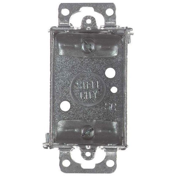 Steel City LXWOW-25 Gangable Switch Box, Steel, 3" x 2" x 2-1/2"