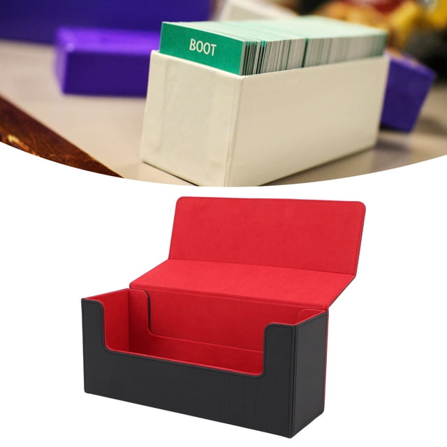 Caja De Almacenamiento De Tarjetas, Con Capacidad Para 250 Tarjetas, Organizador De Tarjetas, Caja De Almacenamiento De Tarjetas De Juego, Diseño De Cierre Magnético, Soporte