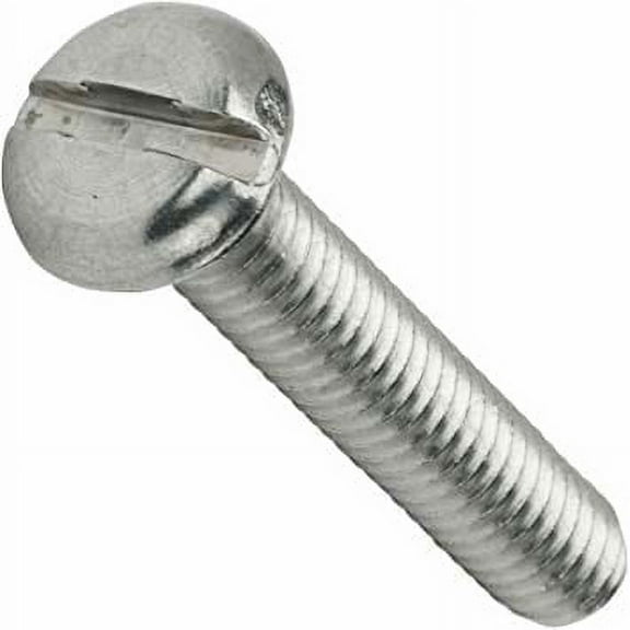10-24 x 1 1/4" Machine Screws / Slotted / Pan Head / 18-8 Stainless Steel (Quantity: 500 pcs)