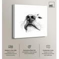 thumbnail image 2 of The Nose Knows Canvas Vintage Dog Drawings by Art Remedy, Gallery Wrapped, 20" x 20", 2 of 7