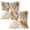 Gold, variant on Spring Summer Pillow Covers 18x18 Inch Set of 2 Bee Happy Throw Pillows Case Seasonal Garden Outdoor Decorative Square Linen Decor Cushion Covers for Home Sofa Bed Couch