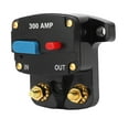 thumbnail image 3 of Car Stereo Fuse Holder, Heavy Duty High Sensitivity Good Conductivity Durable Manual Reset Audio Fuse Circuit Breaker  For Audio Stereo System 300A, 3 of 8