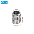 thumbnail image 2 of Unique Bargains Adaptateurs Filetage Manchon Réducteur Écrou M8x1.25 Mâle à M6x1.0 Femelle pour Réparer Insert Écrou Vis Réducteur 10mm 10 Pcs, 2 of 5