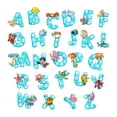 thumbnail image 2 of Alphabets Wall Decal Abcdefghijklmnopqrstuvwxyz Educational Alphabets Classroom Vinyl Decal Graceful Education Classroom Decoration - Size: 20 In X 20 In, 2 of 5