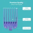 thumbnail image 3 of 10 Professional Hair Clipper Guards Cutting Guides Fits for Most Wahl Clipper..., 3 of 5