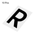 thumbnail image 3 of Letra R Parches Termoadhesivos Calor Transferencia Letras 2 Pulgadas Negro Letra Bricolaje para Equipo Uniforme, Deportes Camiseta, Fútbol, Baloncesto, Béisbol Paquete de 10, 3 of 6
