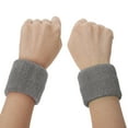 thumbnail image 6 of GOGO 12 Pieces Wrist Sweatbands for Children, 3" x 2-1/8" Sports Wristband - Black, 6 of 6