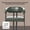 Green, variant on Set of 2 Modern Barrel Dining Chairs with Faux Leather Upholstery, Curved Back and Armrests, Metal Frame for Kitchen Living Room Restaurant, Green